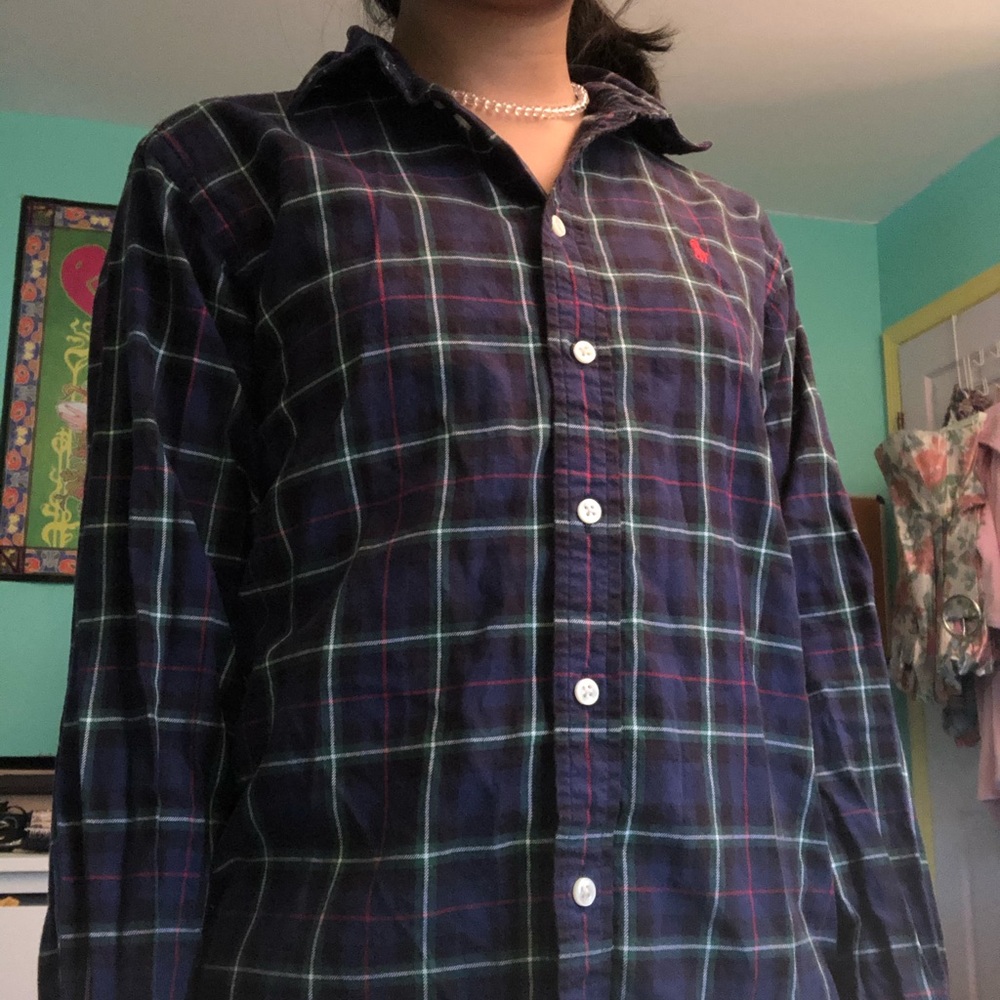 polo ralph lauren kids flannel top